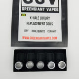 X-Hale Luxury Pen Replacement Coils GreenGiant Vapes - GreenGiant Vapes