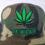The Greenery Cannabis Snapback Hat - Unisex GreenGiant Vapes - GreenGiant Vapes